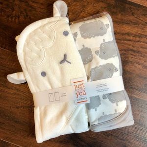 2 Pack- Just One You Hooded Bath Towels